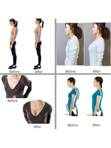 Shapewear Chest Brace Up for Women Posture Corrector Shapewear Tops Breast Support Vest Bra - Beige - CP18Q4T95ZQ $16.04