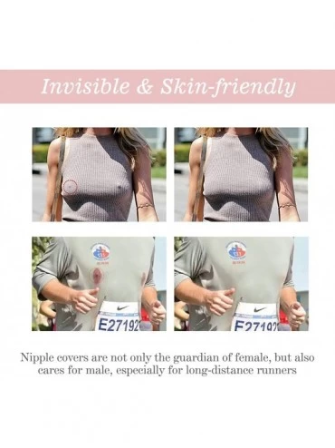 Accessories Breast Pasties Nippleless Covers Adhesive Nipplecovers Silicone Ultrathin - 3 Pairs With Bag - C718S3IGE6Y $9.54