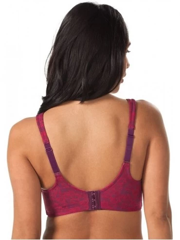 Bras Women's Plus-Size Underwire Padded T-Shirt Bra - Core Pink - C7126BH20T1 $30.46