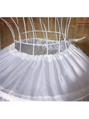 Slips Sweetheart Beaded Ball Gown Bridal Wedding Dresses Plus Size - 6 Hoops Petticoat - CO18Z3ELE0G $18.60