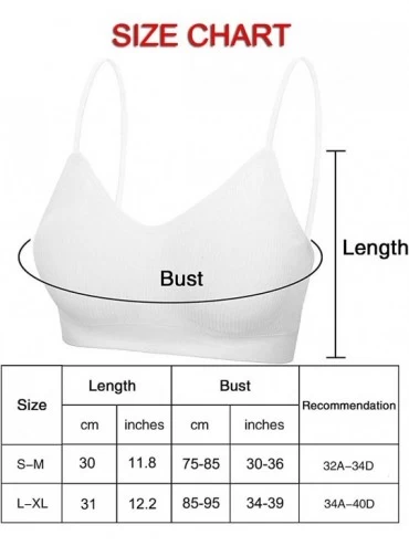 Camisoles & Tanks Mini Camisole Bra Padded Wireless Bra- Sports Tank Top Built-in Shelf Seamless cami- Wide Band Strap for Wo...