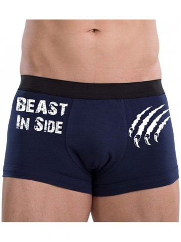 Boxer Briefs Men's Boxer Briefs Mens Sexy Underwear for Men and Boys - Blue - CT12L5RJTU5 $11.54