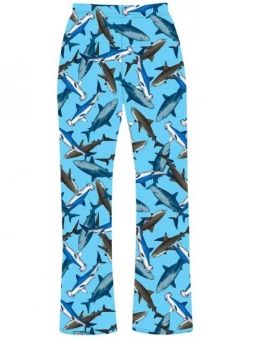Bottoms Sharks Sea Life Under Water Animal Printed Pyjamas Loungewear - C9197U7YU4A $63.28