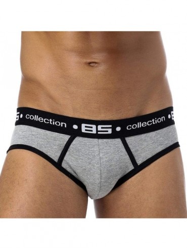 Briefs 2ps Men's Briefs Underwear Gay Men's Cotton Men's Underwear Men's underwear-BS106-baolanse_XL_2pcs - Bs106-baolanse - ...