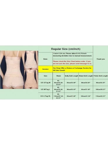Shapewear Women's 3 in 1 Postpartum Support Recovery Belly Wrap Waist/Pelvis Belt Shaper Body Shaper Postnatal Shapewear - Be...