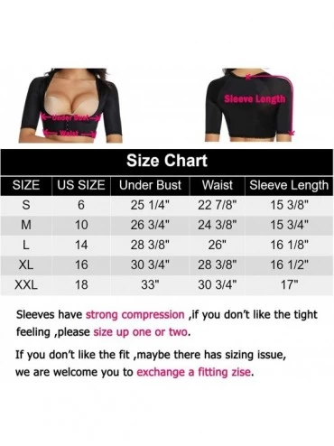 Shapewear Chest Brace Up for Women Posture Corrector Shapewear Tops Breast Support X Back Shaper - Black-sleeves - CI18ZT5EUA...