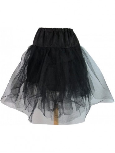 Slips Black Petticoat Three Layers Underskirt Pannier - CS11B6ERALR $57.03