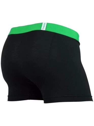 Boxer Briefs Men's Weekday Trunk - Black/Green - CU12KHAQFCZ $34.73