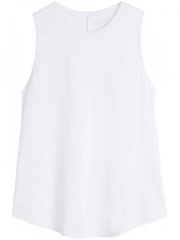Camisoles & Tanks Womens Ultrafresh Supima Cotton Camisole with Wide Straps - White - 001 - Bianco - C619CGH9INI $54.81