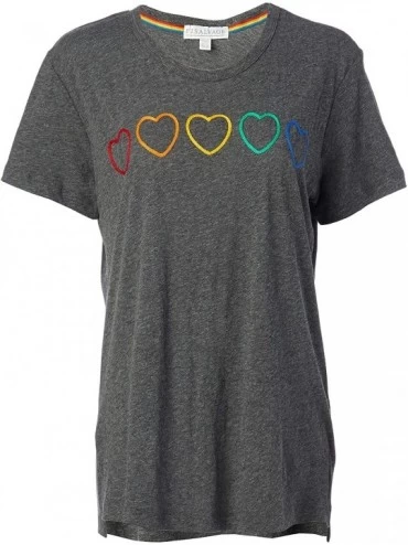 Tops Women's S/S T-Shirt - Charcoal - CL192KEWWWY $80.52