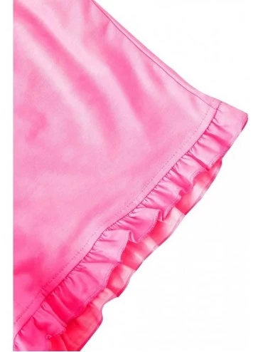 Sets Women's Letter Print Cami and Shorts Pajama Set - Tie Dye-1 - CN190E0LU6H $20.00