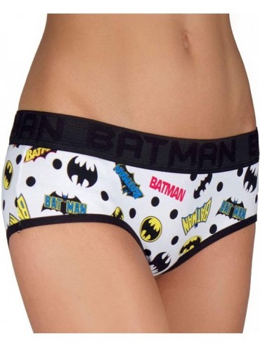 Panties Batman w/Bats and Logos Panties Hipster Panty - CK18Q25LL34 $40.79