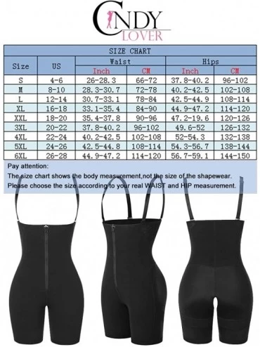Shapewear Women's Tummy Control Butt Lifter Shapewear High Waist Compression Slim Bodysuit Latex Waist Trainer - Black 1 - CX...