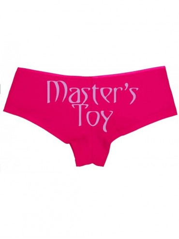 Panties Masters Toy for Owned BDSM Sub Slut DDLG Sexy Pink Boyshort - Lavender - C918NUTYMNM $31.94