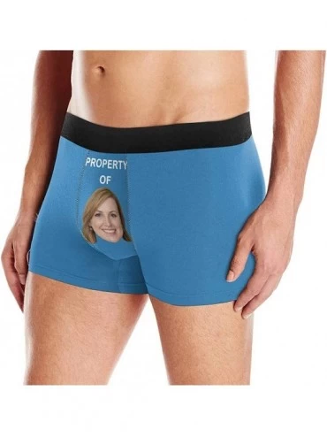 Boxer Briefs Custom Men's Boxer Briefs with Funny Photo Face- Personalized Underwear Property of Her - Multi 2 - CH1983WUQTM ...