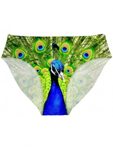 Panties Funny Underwear for Women 3D Cute Alpaca Panties Hipster-Panties Low Waist Sexy Ladies Panties - Peacock - CQ18SC6DWH...