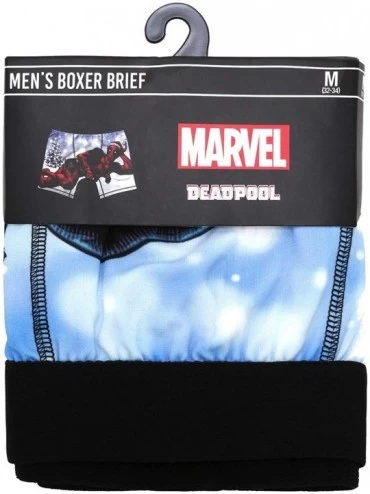 Boxer Briefs Marvel Santa HAT Boxer Briefs Mens Size Medium - C6196IID75Y $13.08
