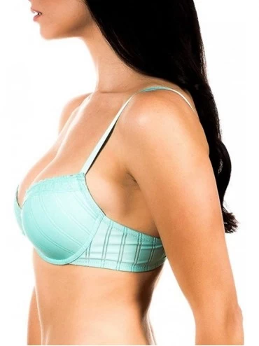 Bras Intimates Womens Lace Bra Petite to Plus Size Pack of 6 - Shadow Stripe - CW18NE83GLS $29.51