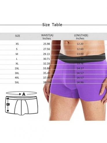 Briefs Men's Funny Face Boxer Shorts Novelty Personalized Underwear for Men Women Finger and Name of My Girl on White - Type1...