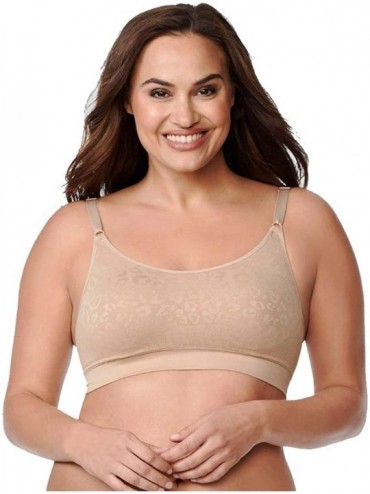 Bras Simply Perfect Warner's Women's Full Figure Seamless Wirefree Band Contour Bra - (Toasted Almond) - C919807CTQM $47.08