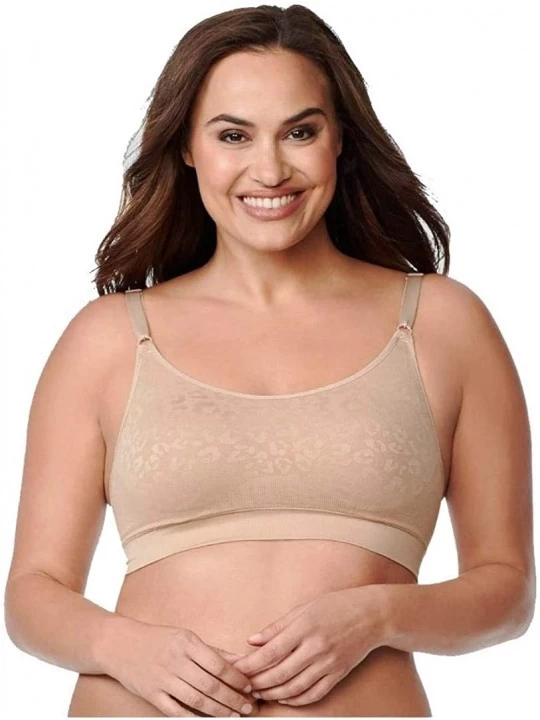Bras Simply Perfect Warner's Women's Full Figure Seamless Wirefree Band Contour Bra - (Toasted Almond) - C919807CTQM $26.90