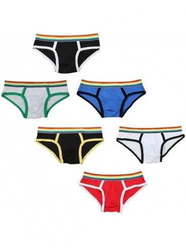Briefs Mens Cotton Basics Sport Brief Underwear - Yellow - CK18UTKSSGE $11.80