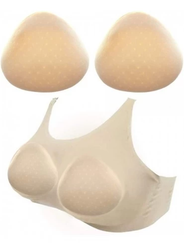Accessories Bra Pads Insert 1 Pair Women's Bra Push Up Pads Breast Enhancers Bra Cups Inserts for Bikini Swimsuit - Holey Tea...