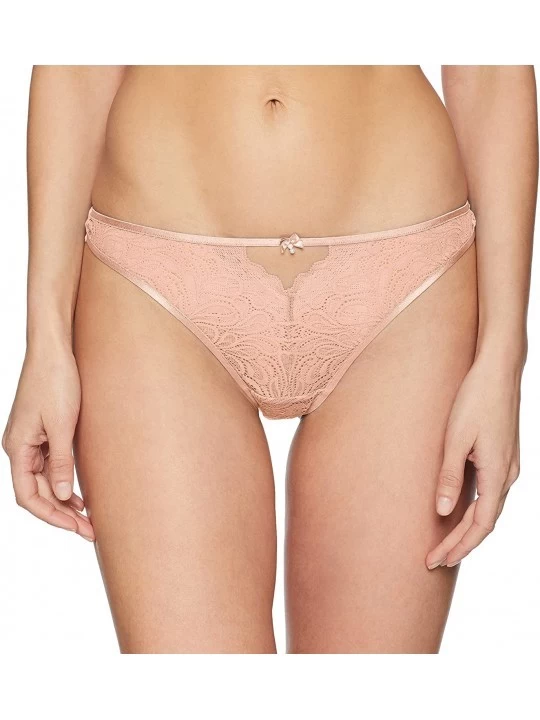 Panties Women's Undisclosed Thong Panty - Rose Smoke - CJ18566SS2C $15.36
