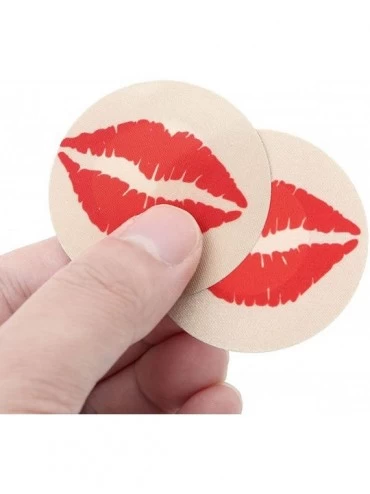Accessories 10 Pairs Women Disposable Pasties Nipple Cover Self-Adhesive Breast Nipple Cover Stickers - Nude&red - CD19CQ6UD0...