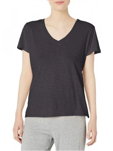Tops Women's Back to Basics S/S T-Shirt - Slate - CI18X6KM6Q8 $40.97