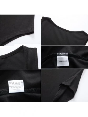 Undershirts Men Undershirts Tank Tops Hip Hop Length Long Curved Hem Solid Gym Jersey - Black - C312GBS0NQR $14.33