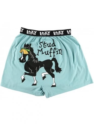 Boxers Funny Animal Boxers- Novelty Boxer Shorts- Humorous Underwear- Gag Gifts for Men - Stud Muffin Boxers - CF110PWH9FT $3...