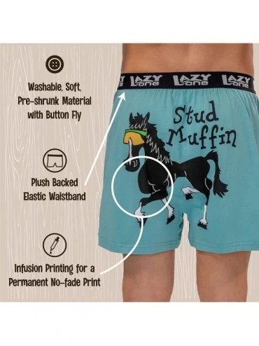 Boxers Funny Animal Boxers- Novelty Boxer Shorts- Humorous Underwear- Gag Gifts for Men - Stud Muffin Boxers - CF110PWH9FT $1...