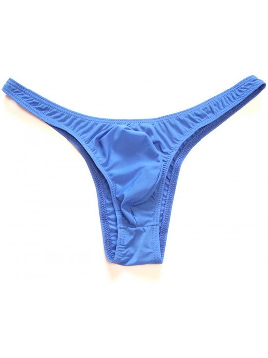 2019 Men Thongs Spandex Nylon and G Strings Sexy Pouch Convex Bikini ...