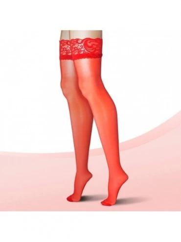 Garters & Garter Belts 6 Adjustable Straps Mesh Garter Belts and Stocking Sets for Women - H02-red - CE18NUERCZ2 $25.42