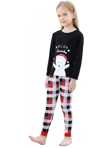 Sets Matching Family Christmas Pajamas Set Soft Cotton Clothes Sleepwear - Polar Bear - CG18KN5LW54 $26.30