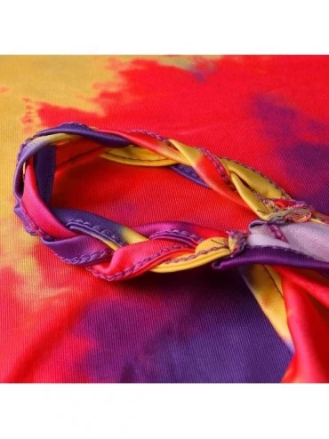 Nightgowns & Sleepshirts Women's Sleeveless Tie Dye Tunic Tops Casual Swing T Shirt Dress Beach Cover up Tank Dress - Purple ...