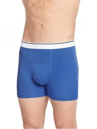Boxer Briefs Men's Underwear Pouch Boxer Brief - 2 Pack - Blue Spring/Just Blue - C3195A66SX5 $19.35