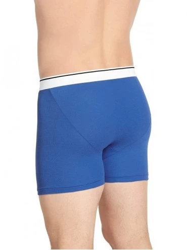 Boxer Briefs Men's Underwear Pouch Boxer Brief - 2 Pack - Blue Spring/Just Blue - C3195A66SX5 $19.35