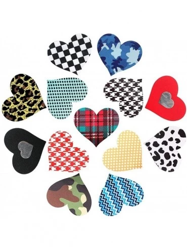 Accessories St. Patrick 's Day Nipple Covers Satin Pasties Disposable Self Adhesive Bra Pad Stickers - 13 Pairs Heart (Mixed ...