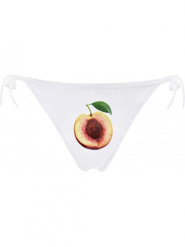 Panties Women's Flirty Sexy Funny Naughty 3D Printed Animal Tail Underwears Briefs Gifts Cute Ears - Peach - CB18S6074HI $19.63