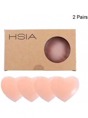Accessories Nipple Covers Silicone Breast Covers Nipple Pasties Invisible Silicone Nipple Concealers 2 Pairs - C7189C5AZ3D $1...