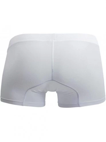 Boxer Briefs Masculine Boxer Briefs Trunks Underwear for Men - White_style_139 - CH19E6GLUZ8 $19.00