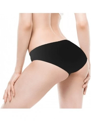 Panties Underwear Women's Bamboo Soft Stretch Panties Bikini - 3 or 5 Pack - 5-pack Black - C2197AYUQZG $21.72