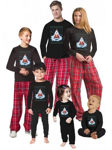 Sleep Sets Christmas Pajamas for Family Xmas Santa in Shark Matching Christmas Sleepwear - Style 1 - CO1934ZNXYY $73.99
