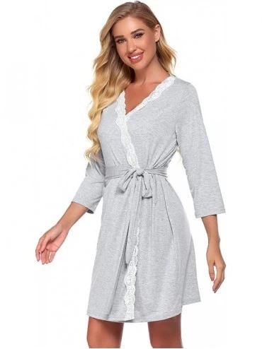 Sets Women's Labor/Delivery/Nursing Robe Maternity Sleepwear- Hospital Nightgown Pregnancy Sleepshirts for Breastfeeding - 61...