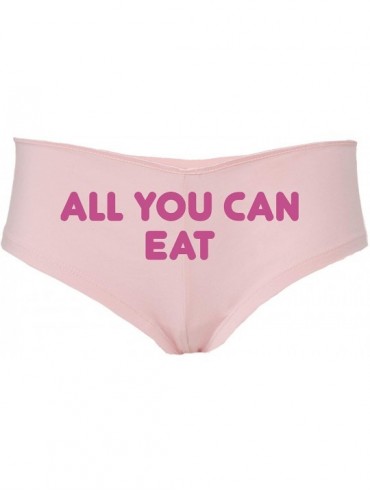 Panties All You Can Eat give The hint it Aint Gonna Lick Itself Pink - Raspberry - CM18SRQRU8I $31.11