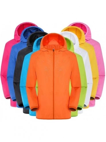 Thermal Underwear Outdoor Windproof Ultra-Light Coat Men's Women Casual Jackets Rainproof Windbreaker - Yellow - CD1933G2INM ...