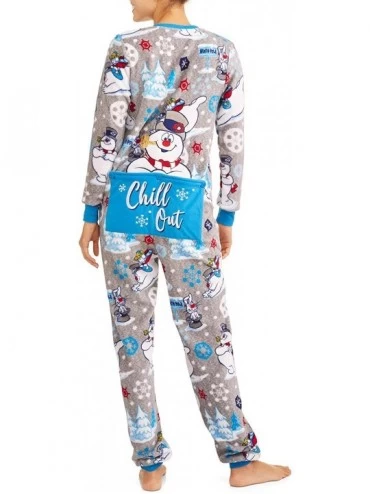 Sets Womens Christmas Union Suit Pajamas Pjs - C118LGGQD63 $86.19