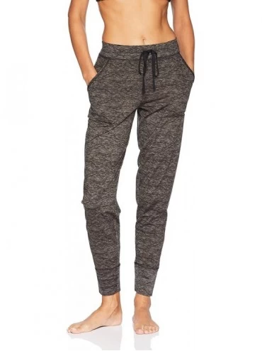 Bottoms Women's Jersey Pant - Dark Grey Heather - C418GDO2I5M $41.93